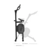 Compact Smart Exercise Bike L92cm W50.8cm H126cm
