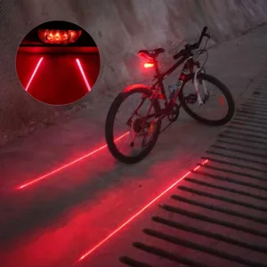 Bicycle Laser Tail Light L8cm W7cm