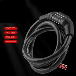 Bicycle Four Digit Password Cable Lock